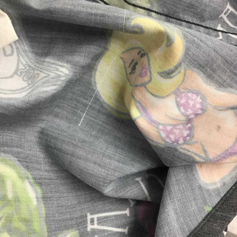 エスワイサーティトゥバイスィートイヤーズ SY32 by SWEET YEARS シャツ、ブラウス 半袖 半袖シャツ プリントシャツ ポケットシャツ XXL プリント 黒 / ブラック / メンズ USED 古着 中古 10137131