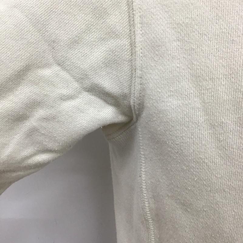 ザノースフェイス THE NORTH FACE トレーナー 長袖 NT61802X 長袖トレーナー スウェット クルーネック リブスウェットカットソー L ロゴ、文字 オフホワイト / オフホワイト /  メンズ USED 古着 中古 10117268
