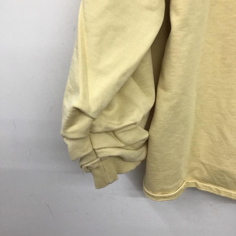ザラ ZARA トレーナー 長袖 S 無地 黄 / イエロー / レディース USED 古着 中古 10136873