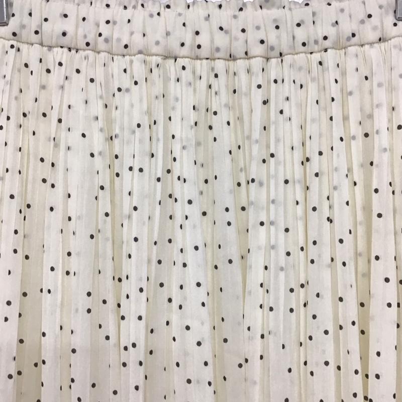 ロペピクニック ROPE PICNIC スカート ロングスカート 38 ドット 白 / ホワイト / レディース USED 古着 中古 10138061