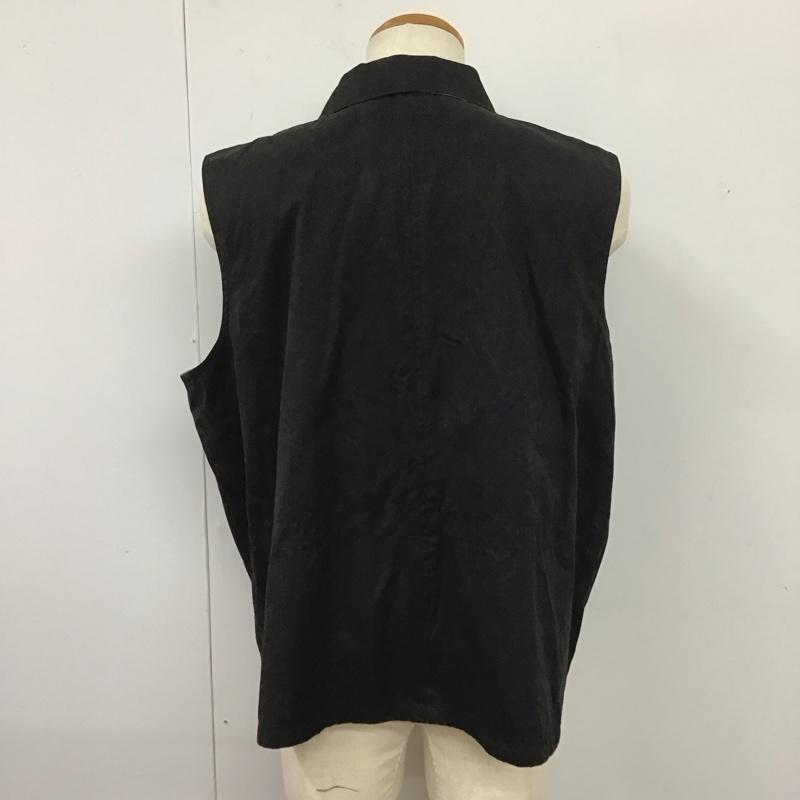 古着 USED ベスト ベスト ORVIS リバーシブル XL 無地 黒 / ブラック / X ベージュ / ベージュ / メンズ USED 古着 中古 10115704
