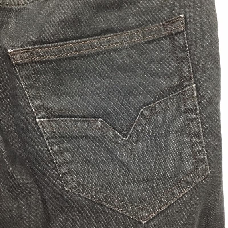 ディーゼル DIESEL パンツ デニム、ジーンズ W28 L32 ストレッチ 28インチ 無地 黒 / ブラック /  メンズ USED 古着 中古 10121324