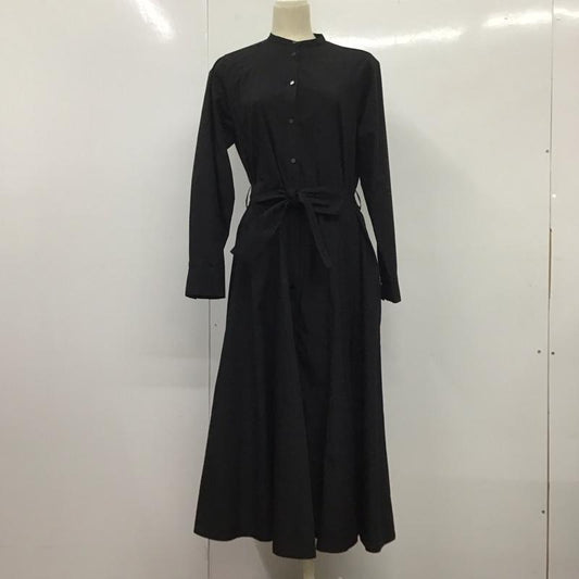 アンタイトル UNTITLED ワンピース ロングスカート BB153-55203JJ L 無地 黒 / ブラック /  レディース USED 古着 中古 10133360