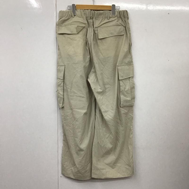 インヘリット INHERIT ボトムス ボトムス 21030720600210 NYオックス6ポケット ブカパンツ カーゴパンツ ナイロン L 無地 アイボリー / アイボリー / メンズ USED 古着 中古 10122165
