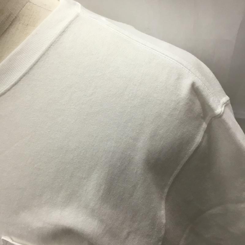 イーハトーブ IHATOV Tシャツ 半袖 半袖カットソー プリントTシャツ クルーネックカットソー XL ロゴ、文字 白 / ホワイト /  メンズ USED 古着 中古 10112332