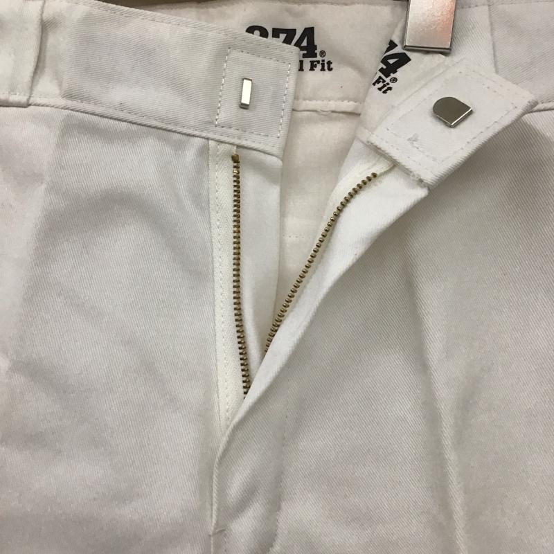ディッキーズ Dickies パンツ ワークパンツ、ペインターパンツ ワークパンツ ワイドパンツ カジュアルパンツ 32インチ 無地 白 / ホワイト / メンズ USED 古着 中古 10131155