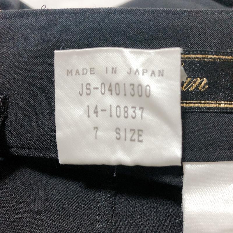 レリアン LEILIAN パンツ スラックス 7 無地 黒 / ブラック / レディース USED 古着 中古 10014405