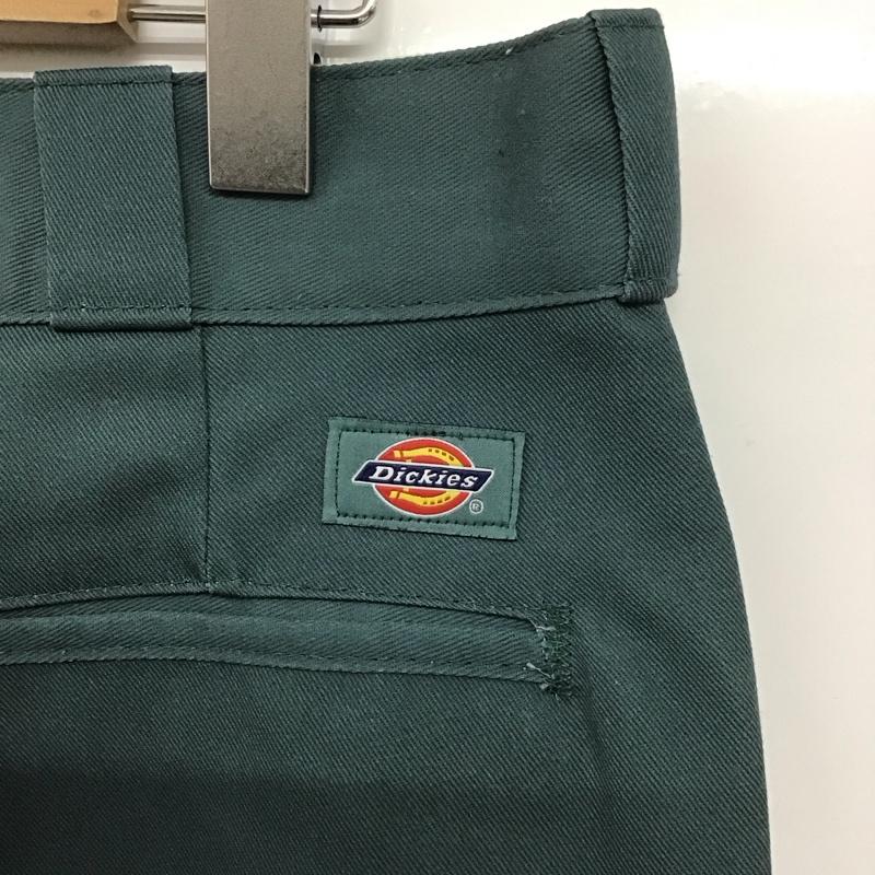 ディッキーズ Dickies パンツ ワークパンツ、ペインターパンツ ワークパンツ ワイドパンツ カジュアルパンツ 32インチ 無地 緑 / グリーン / メンズ USED 古着 中古 10132098