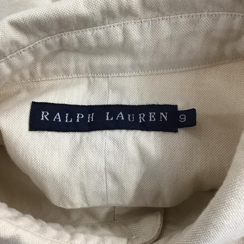 ラルフローレン RALPHLAUREN シャツ、ブラウス 長袖 長袖 ロゴ、文字 ベージュ / ベージュ / レディース USED 古着 中古 10110234