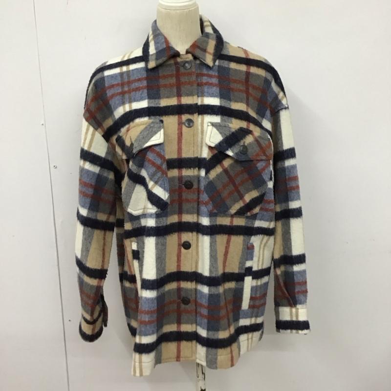 ザラ ZARA シャツ、ブラウス 長袖 長袖シャツ チェックシャツ カラーシャツ S チェック マルチカラー / マルチカラー / レディース USED 古着 中古 10127902