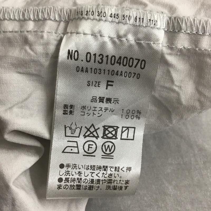 ワンアフター アナザー ナイスクラップ one after another NICE CLAUP シャツ、ブラウス 長袖 0131040070 シアーロングシャツ FREE 無地 灰 / グレー / レディース USED 古着 中古 10112046