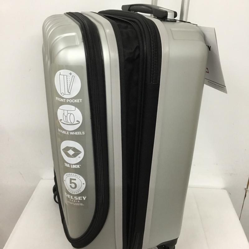 デルセー DELSEY スーツケース、トランク スーツケース、トランク 00 2073801 機内持ち込み 無地 銀 / シルバー / メンズ USED 古着 中古 10125127