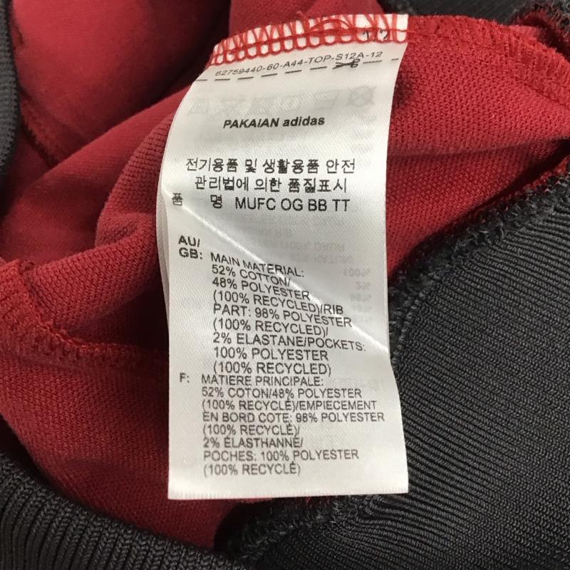 アディダス adidas ジャケット、上着 ジャケット、ブレザー ジップアップジャケット アウター 古着 ジャージ M ロゴ、文字 マルチカラー / マルチカラー / メンズ USED 古着 中古 10145674