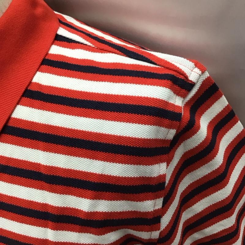 ブルックスブラザーズ BROOKS BROTHERS ポロシャツ 半袖 半袖ポロシャツ カラーシャツ 半袖カットソー ボーダー M ボーダー柄 マルチカラー / マルチカラー /  メンズ USED 古着 中古 10111466