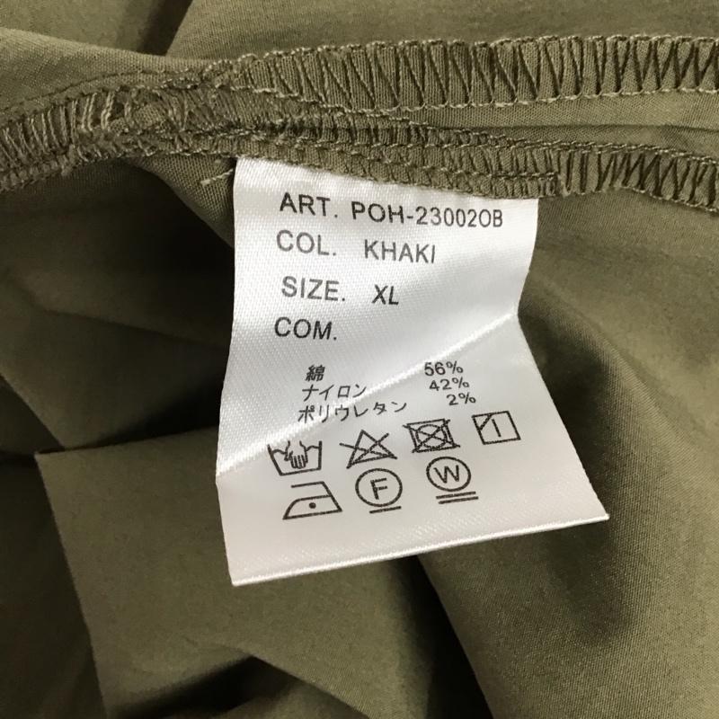 フェニックス PHENIX シャツ、ブラウス 半袖 poh-23002ob 半袖シャツ 無地シャツ ポケットシャツ NYオープンカラーシャツ XL 無地 カーキ / カーキ / メンズ USED 古着 中古 10131392