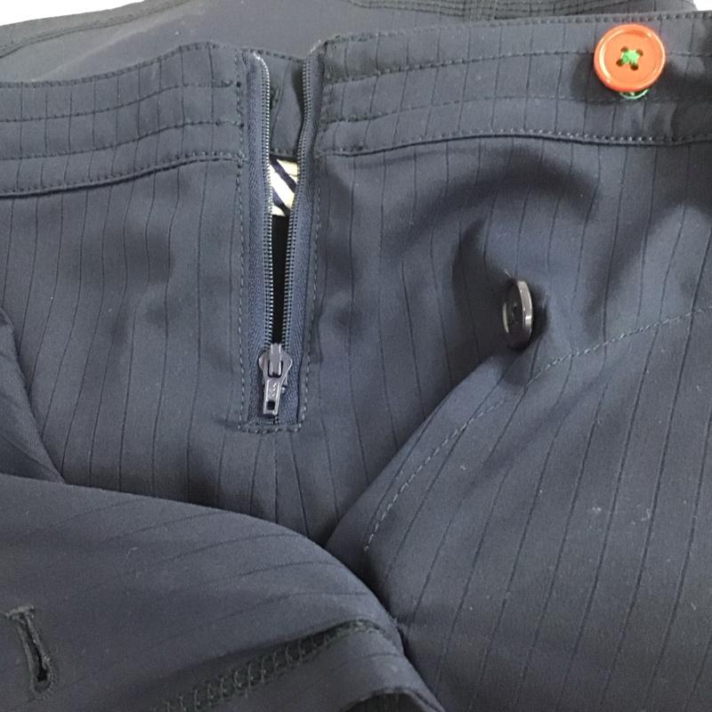 キャロウェイ CALLAWAY パンツ ショートパンツ 241-6125803 ショートパンツ ゴルフ スポーツウェア S ストライプ 紺 / ネイビー / レディース USED 古着 中古 10133035