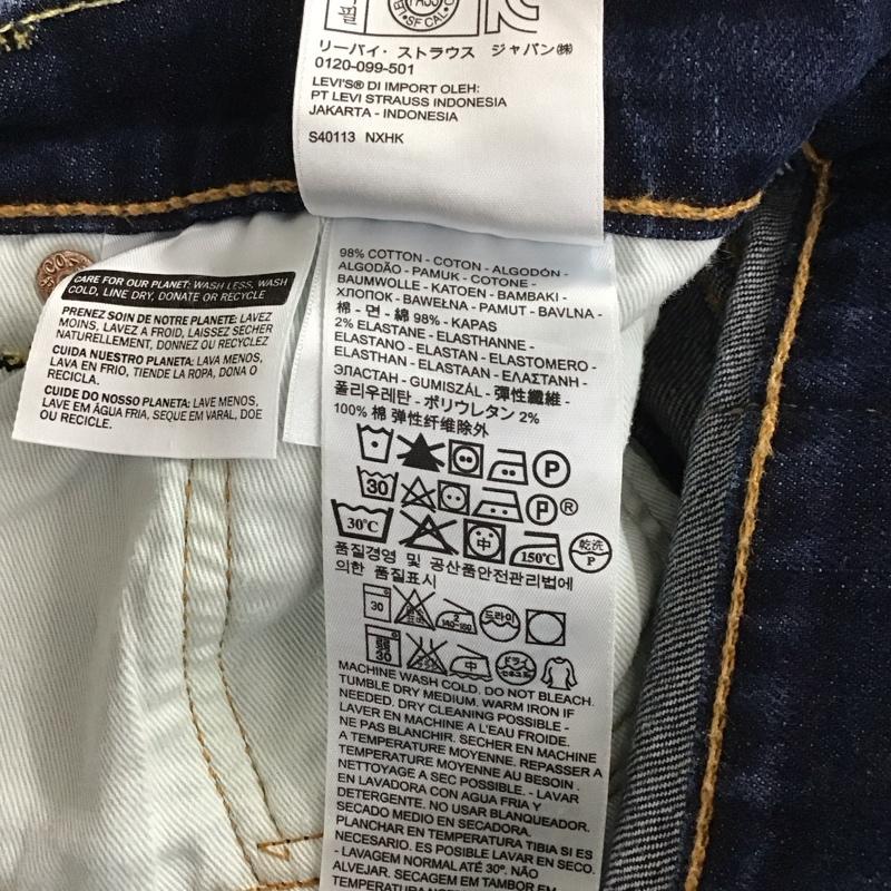 リーバイス Levi s パンツ デニム、ジーンズ 35インチ 無地 インディゴ / インディゴ / メンズ USED 古着 中古 10130901