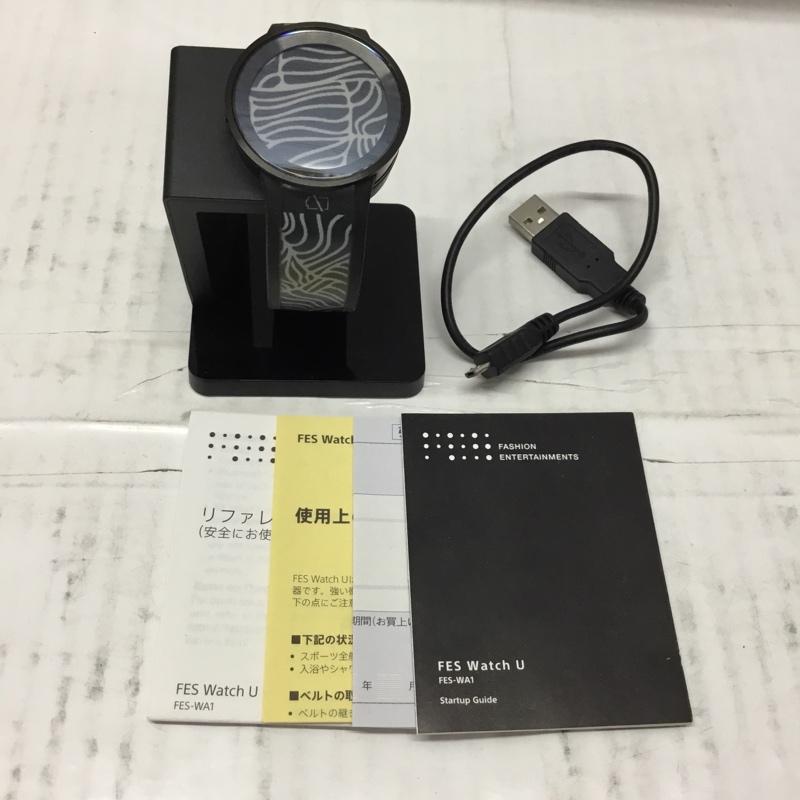 古着 USED 腕時計 デジタル FES-WA1 FES Watch U Sony 箱有 黒 / ブラック / メンズ USED 古着 中古 10106437