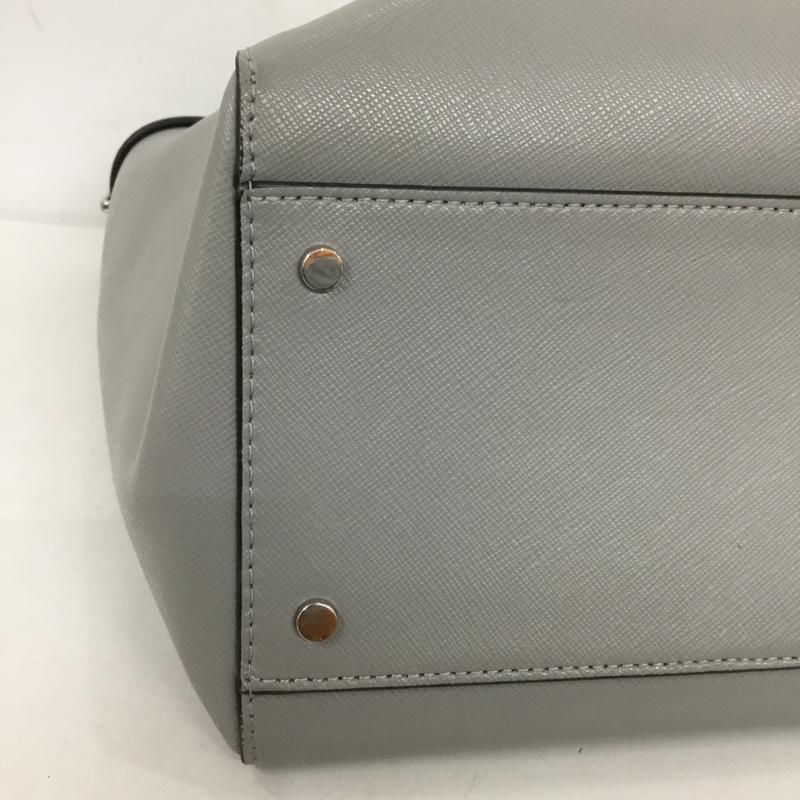 ケイトスペード Kate Spade トートバッグ トートバッグ WKRU7098 ステイシー カラーブロック ラップトップトート ロゴ、文字 白 / ホワイト / X 黒 / ブラック / X 灰 / グレー / レディース USED 古着 中古 10124631