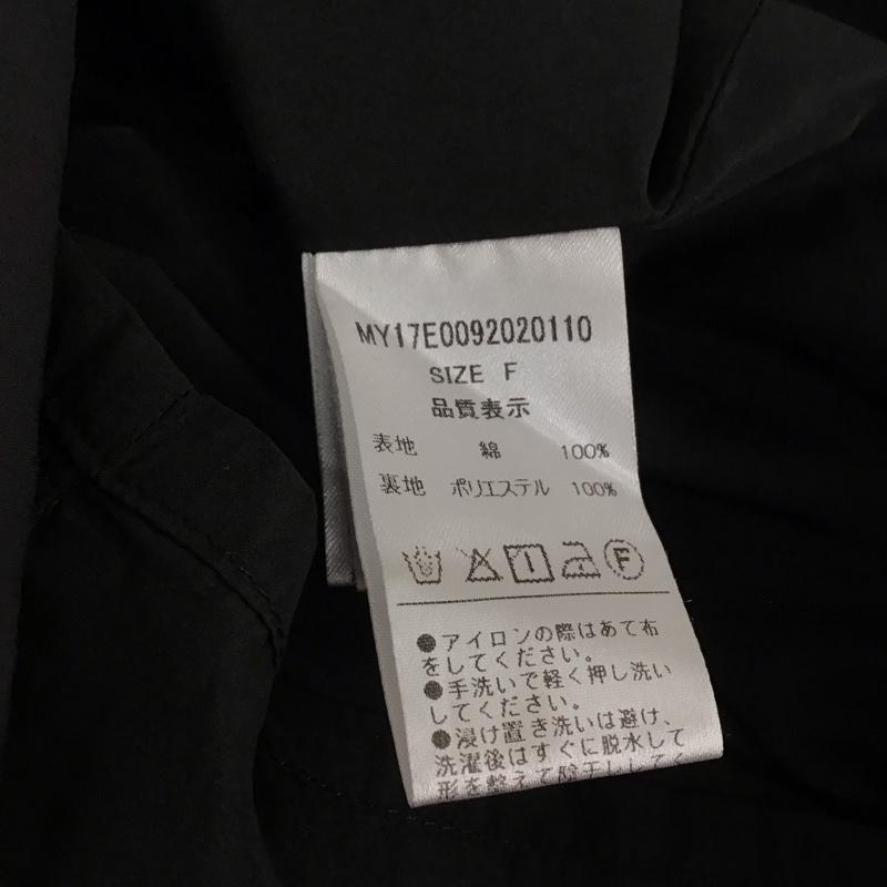 ミスティック mystic ワンピース ミニスカート ノースリーブワンピース ミニワンピース フレアスカート FREE 無地 黒 / ブラック / レディース USED 古着 中古 10136431
