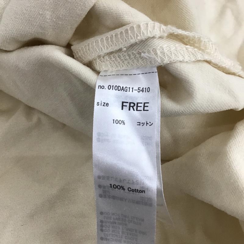 マウジー MOUSSY シャツ、ブラウス 半袖 010dag11-5410 DENIMRUFFLE ブラウス ノースリーブカットソー フリルシャツ FREE 無地 ベージュ / ベージュ / レディース USED 古着 中古 10105653