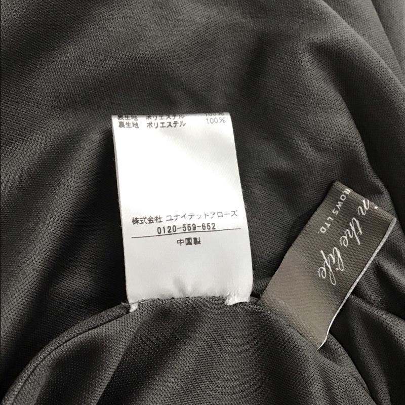 アデイインザライフ ユナイテッドアローズ A day in the life UNITED ARROWS ワンピース ロングスカート 6326-699-0498 ノースリーブ バンドカラー 無地 灰 / グレー /  レディース USED 古着 中古 10133323