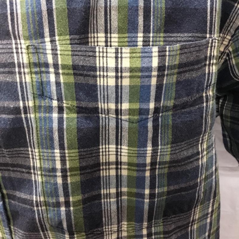 ギャップ GAP シャツ、ブラウス 半袖 半袖シャツ カラーシャツ 半袖カットソー チェックシャツ 90s M チェック マルチカラー / マルチカラー / メンズ USED 古着 中古 10106409