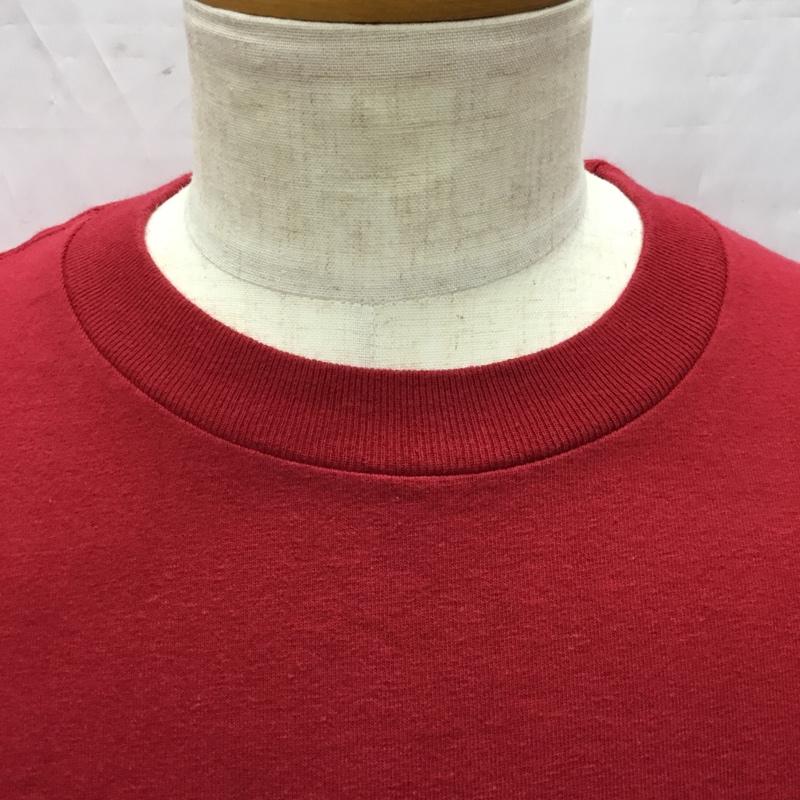 サンタクルーズ SANTA CRUZ Tシャツ 半袖 半袖カットソー プリントTシャツ クルーネックカットソー NHSボディ 90S 00S L ロゴ、文字 赤 / レッド / メンズ USED 古着 中古 10106473