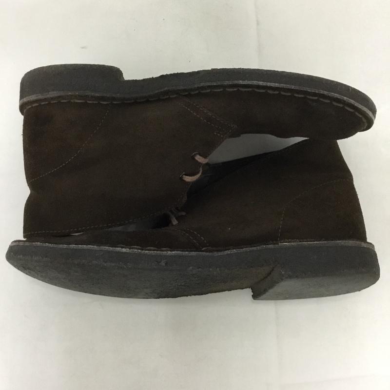 クラークス Clarks ブーツ ショートブーツ 13297 デザートブーツ US81/2 US:8.5 無地 茶 / ブラウン / メンズ USED 古着 中古 10131665
