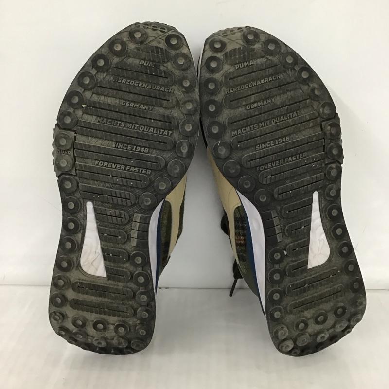 プーマ PUMA スニーカー スニーカー 384186-02 WILD RIDER FLANNEL 24cm 24.0cm ワンポイント カーキ / カーキ / レディース USED 古着 中古 10122584