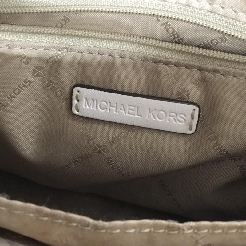 マイケルコース MICHAEL KORS ハンドバッグ ハンドバッグ 35S2G7ZC5L ロゴ、文字 アイボリー / アイボリー / レディース USED 古着 中古 10138868