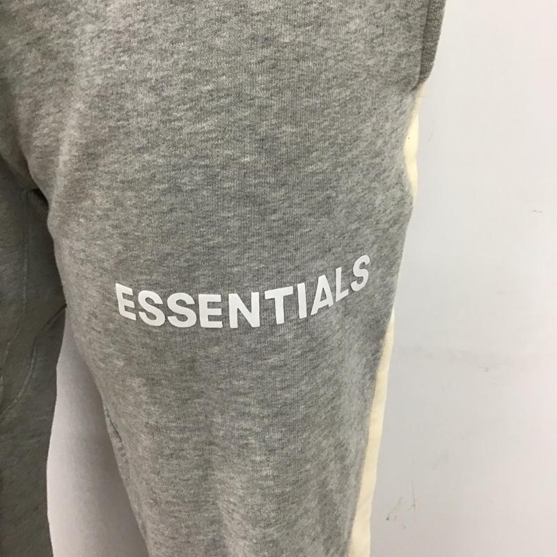 エッセンシャルズ ESSENTIALS パンツ ワークパンツ、ペインターパンツ スウェットパンツ ジャージ カジュアルパンツ ワイドパンツ S ロゴ、文字 灰 / グレー /  メンズ USED 古着 中古 10123904