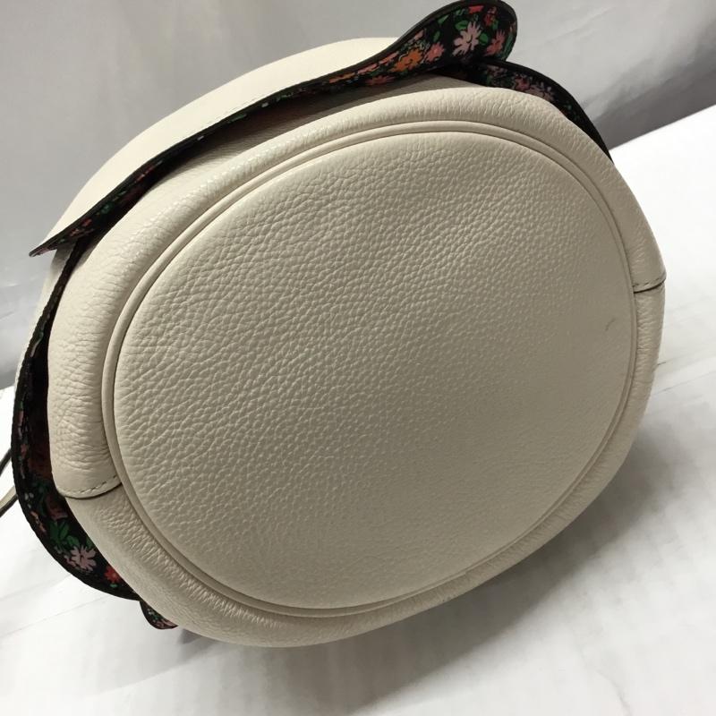 コーチ COACH ショルダーバッグ ショルダーバッグ F57543 巾着 ロゴ、文字 アイボリー / アイボリー / レディース USED 古着 中古 10122293