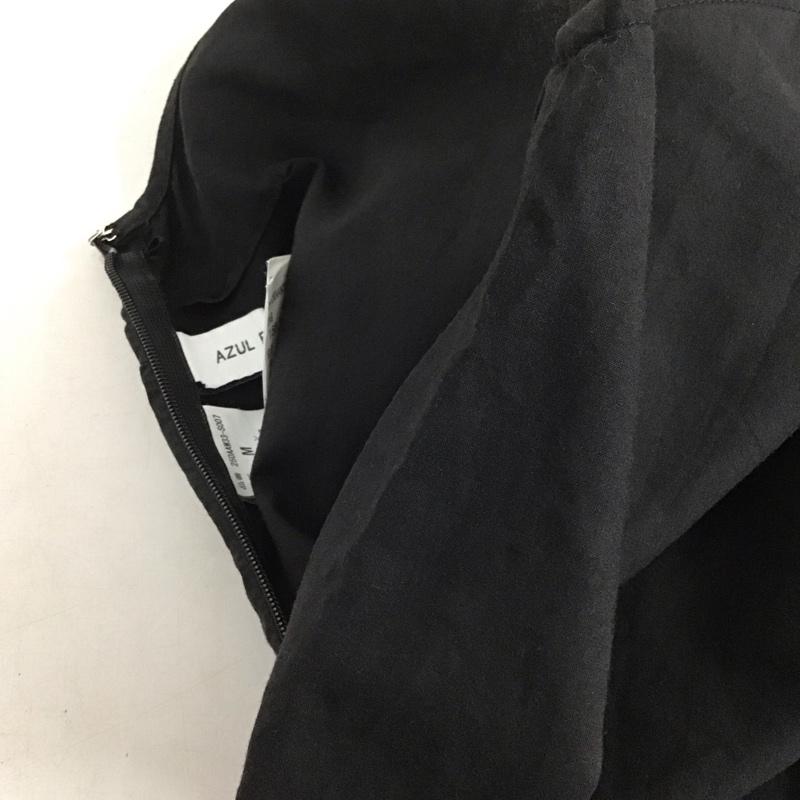 アズールバイマウジー AZUL BY MOUSSY サロペット・オーバーオール サロペット、オーバーオール 250AAW33-S007 M 無地 黒 / ブラック / レディース USED 古着 中古 10139370