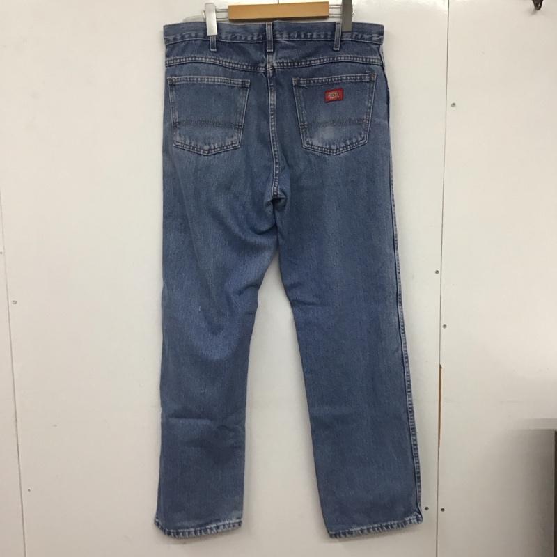 ディッキーズ Dickies パンツ デニム、ジーンズ デニムパンツ ワイドパンツ カジュアルパンツ Gパン 36 無地 インディゴ / インディゴ / メンズ USED 古着 中古 10139722