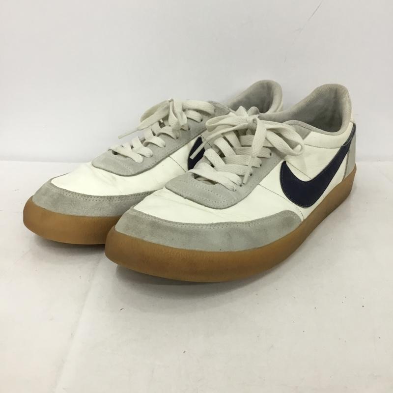 ナイキ NIKE スニーカー スニーカー 432997-107 KILLSHOT 2 LEATHER J.CREW 29cm 29.0cm ロゴ、文字 紺 / ネイビー / X アイボリー / アイボリー / メンズ USED 古着 中古 10136380