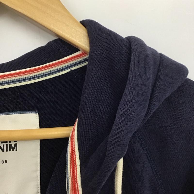 ヒルフィガーデニム HILFIGER DENIM パーカー 長袖 長袖パーカー S ロゴ、文字 紺 / ネイビー / メンズ USED 古着 中古 10133125