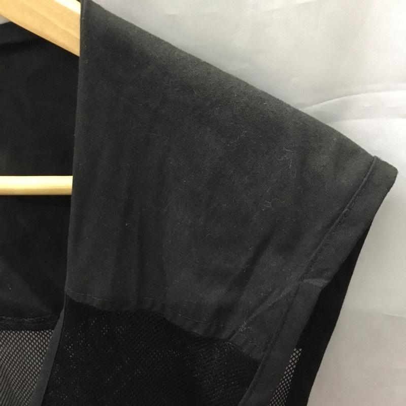 古着 USED ベスト ベスト Funnele mountain メッシュ フィッシングベスト LL 無地 黒 / ブラック / メンズ USED 古着 中古 10117802