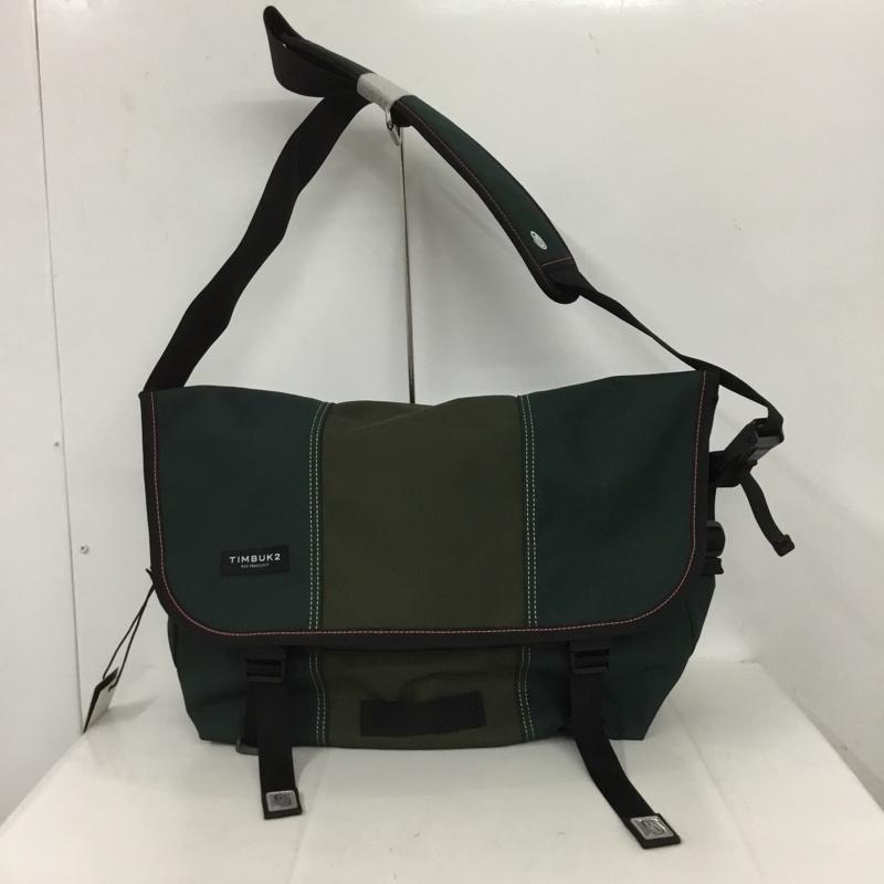 ティンバックツー TIMBUK2 メッセンジャーバッグ メッセンジャーバッグ 1108-4-7478 ショルダーバッグ クラシックメッセンジャー タグ付き ロゴ、文字 緑 / グリーン / メンズ USED 古着 中古 10131885
