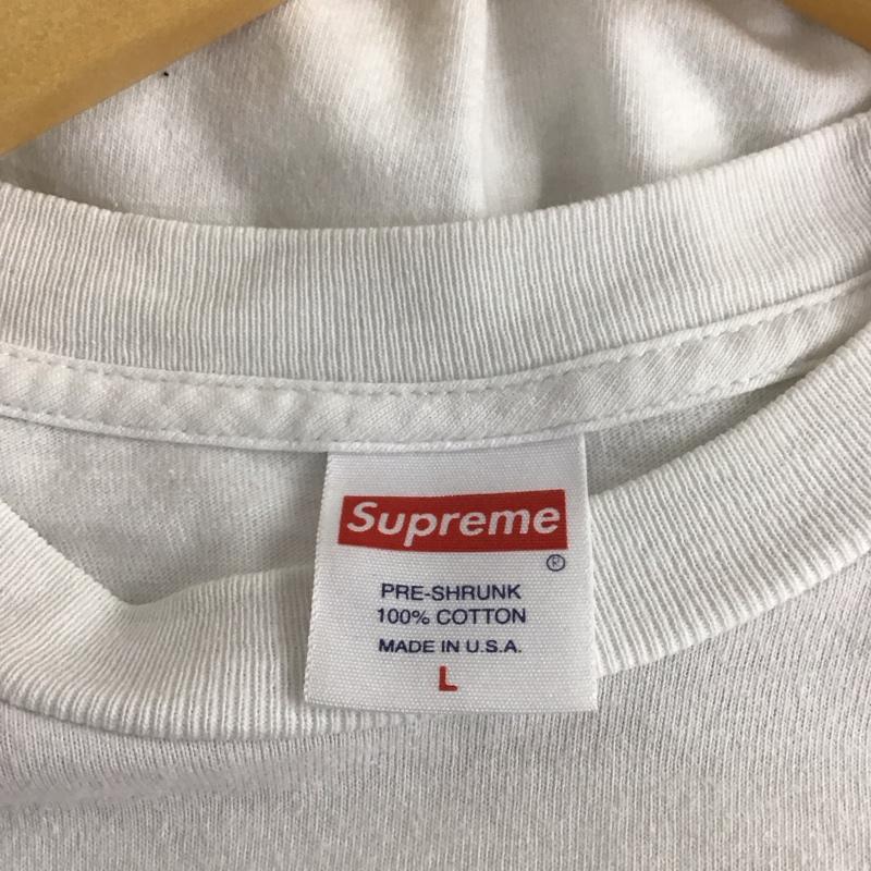 シュプリーム Supreme Tシャツ 半袖 FW18 FuckYouTシャツ プリントTシャツ L プリント 白 / ホワイト / メンズ USED 古着 中古 10129621