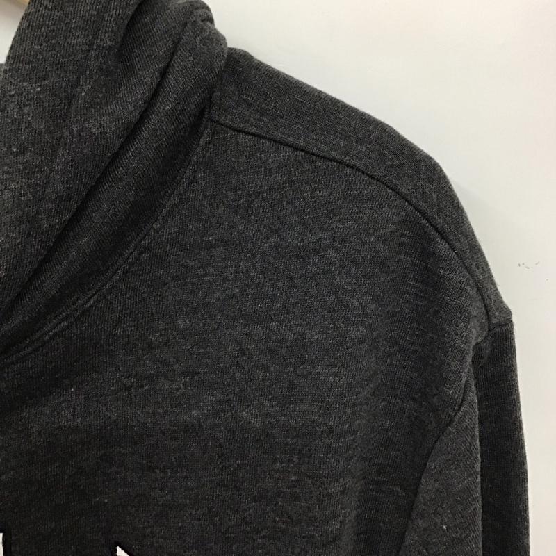 ギャップ GAP パーカー 長袖 L ロゴ、文字 チャコールグレー / チャコールグレー / メンズ USED 古着 中古 10137986
