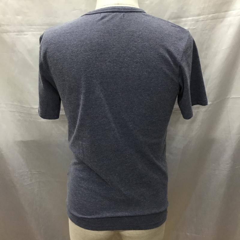 チャオパニック CIAOPANIC Tシャツ 半袖 半袖カットソー プリントTシャツ クルーネックカットソー M 無地 インディゴ / インディゴ / メンズ USED 古着 中古 10114591