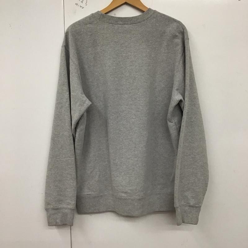 シュプリーム Supreme トレーナー 長袖 20SS CutoutboxLogoCrewneckBoxLogo 長袖トレーナー L ロゴ、文字 灰 / グレー / メンズ USED 古着 中古 10129579