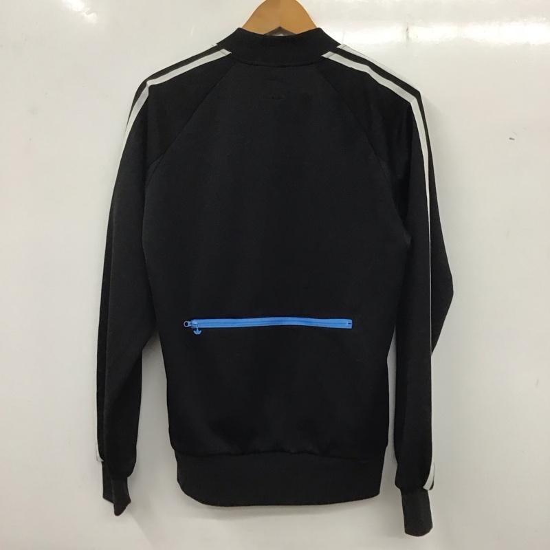 アディダス adidas ジャケット、上着 ジャケット、ブレザー トラックジャケット スポーツウェア ジップアップジャケット ジャージ S ロゴ、文字 白 / ホワイト / X 黒 / ブラック / メンズ USED 古着 中古 10136134