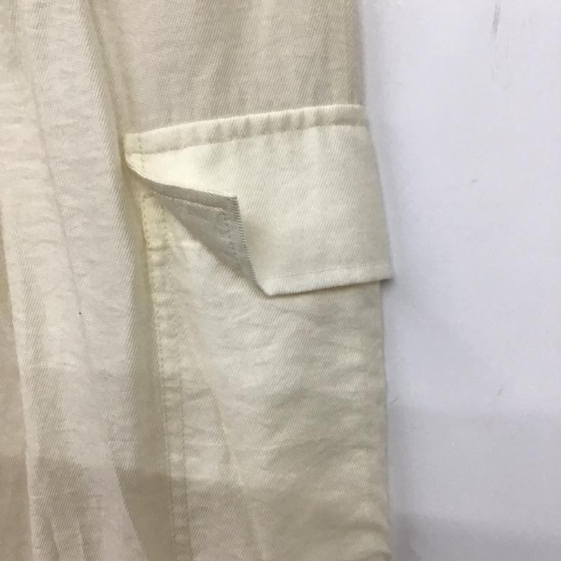 ローリーズファーム LOWRYS FARM パンツ ワークパンツ、ペインターパンツ FREE 無地 白 / ホワイト / レディース USED 古着 中古 10138128