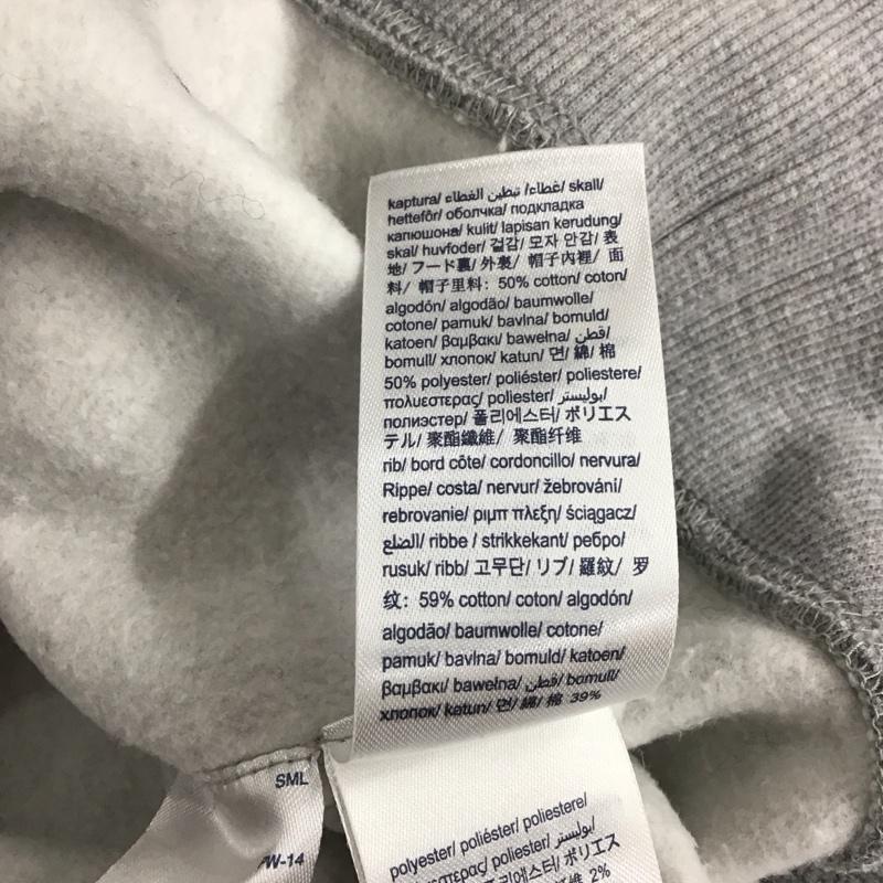 トミー ジーンズ TOMMY JEANS パーカー 長袖 L 無地 X 刺繍 灰 / グレー / メンズ USED 古着 中古 10144896