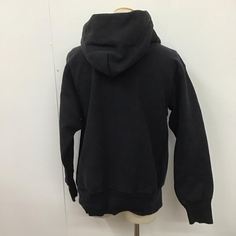 チャンピオン Champion パーカー 長袖 フーディ L 無地 黒 / ブラック / メンズ USED 古着 中古 10106382