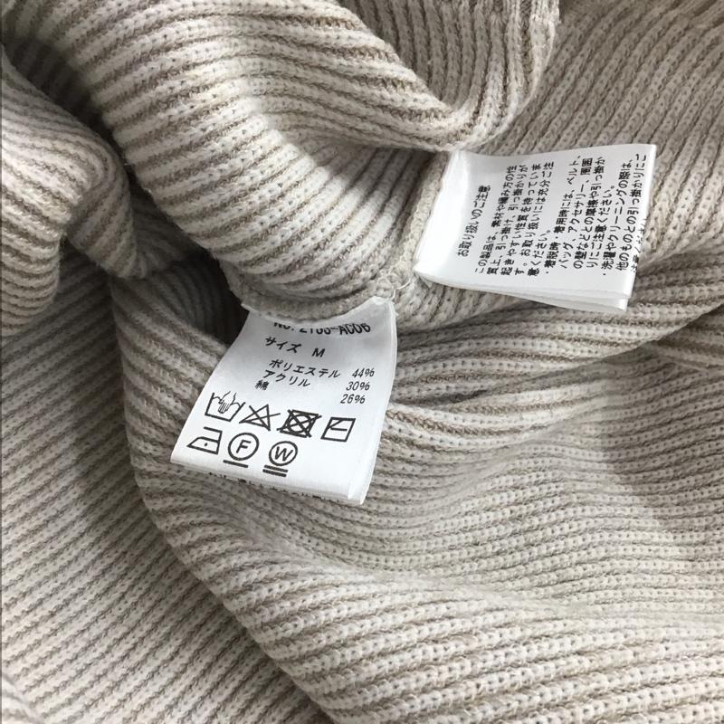 アルシーヴ archives ニット、セーター 長袖 M 無地 ベージュ / ベージュ / レディース USED 古着 中古 10147836