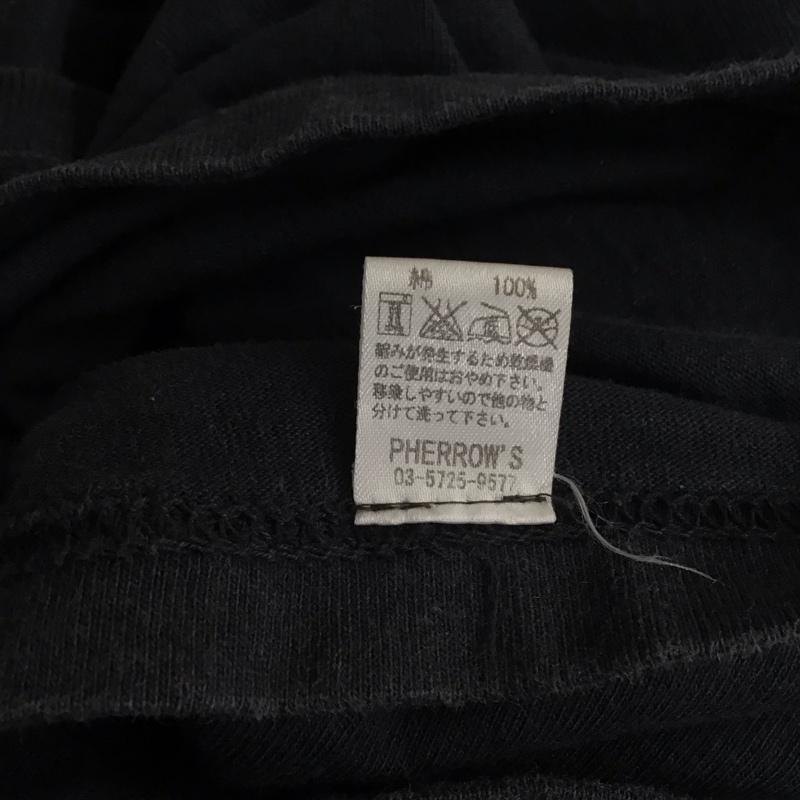 フェローズ Pherrow s Tシャツ 半袖 半袖カットソー プリントTシャツ クルーネックカットソー 38 プリント 紺 / ネイビー /  メンズ USED 古着 中古 10113150