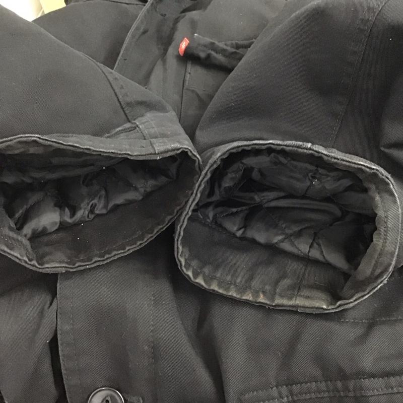 リーバイストラウスアンドコー Levi Strauss & co. ジャケット、上着 ジャンパー、ブルゾン ジップアップジャケット アウター ジップアップパーカー M 無地 黒 / ブラック / メンズ USED 古着 中古 10146655